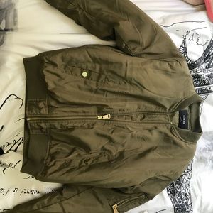 Green Bomber jacket